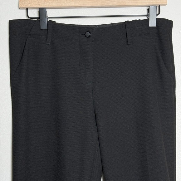 Stile Benetton Womens Dress Pants 30 M Black Textured‎ Straight Office - Picture 5 of 9